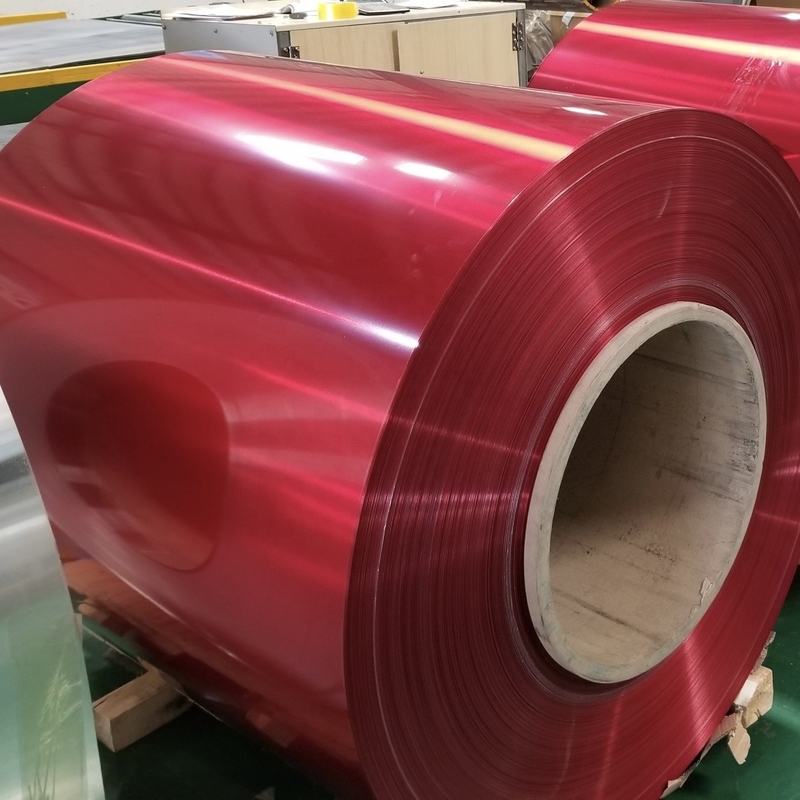 Identification en aluminium colorée 508mm/610mm de la bobine PE/PVDF/HDPE/FEVE